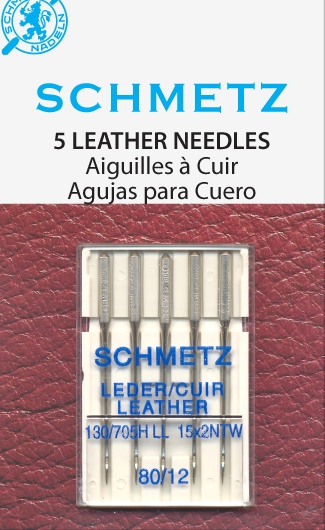 AGUJA SCHMETZ 705H-LL PIEL/CUERO Nº 80 X5